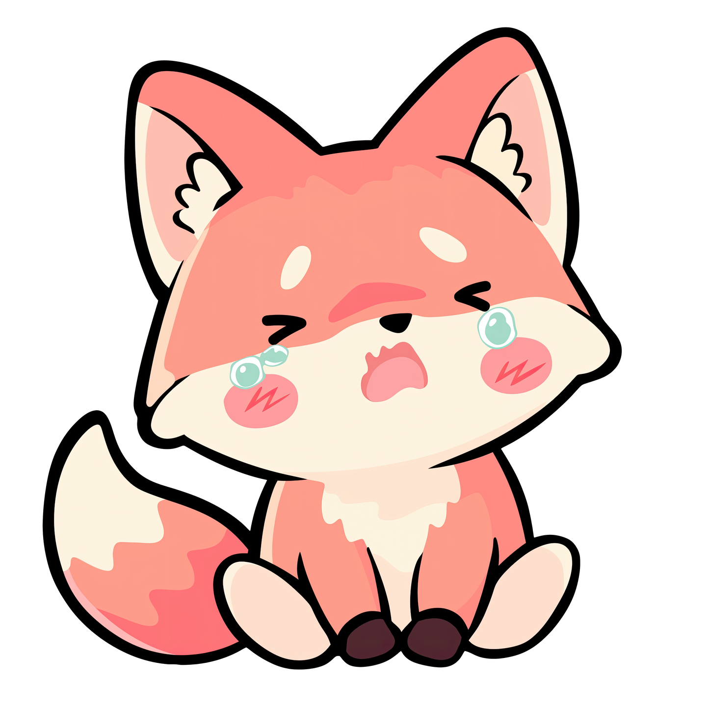 Kawaii Crying Fox