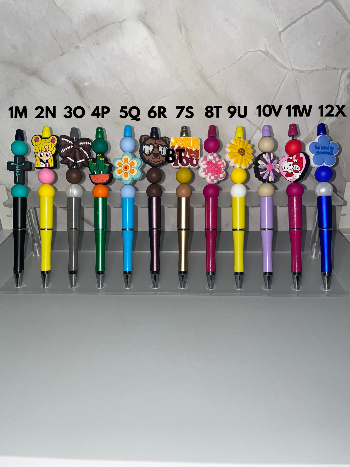 Charmed Beaded Pen (1A-12X)