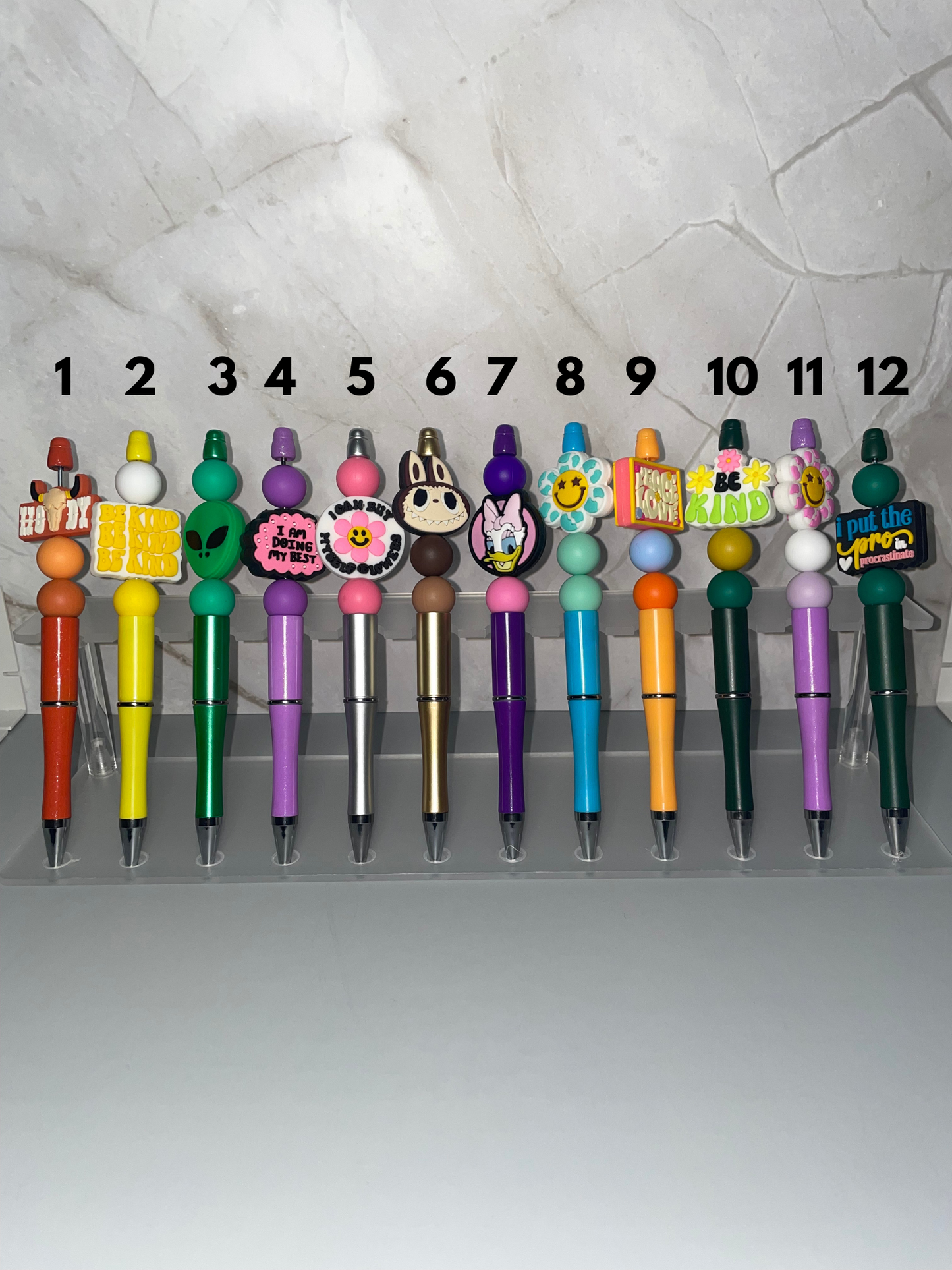 Charmed Beaded Pen (1-12)