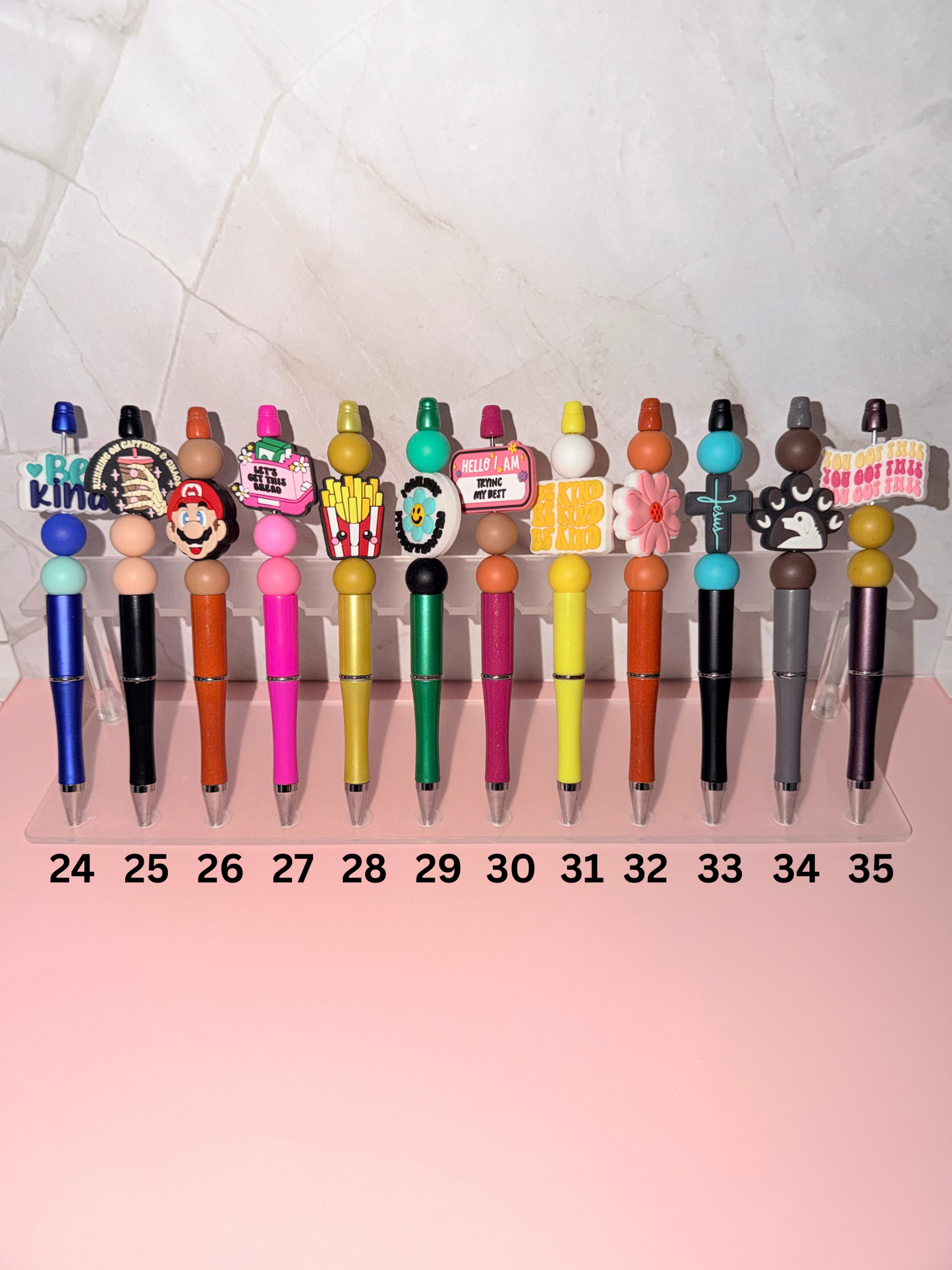 Charmed Beaded Pen (Z-35)