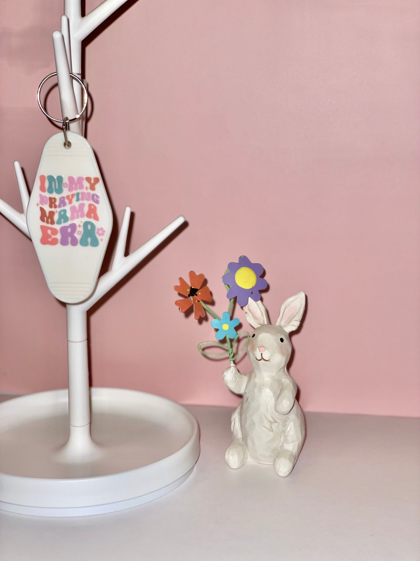 In My Praying Mama Era Keychain