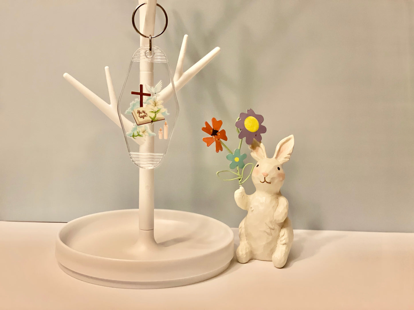 He Is Risen Keychain