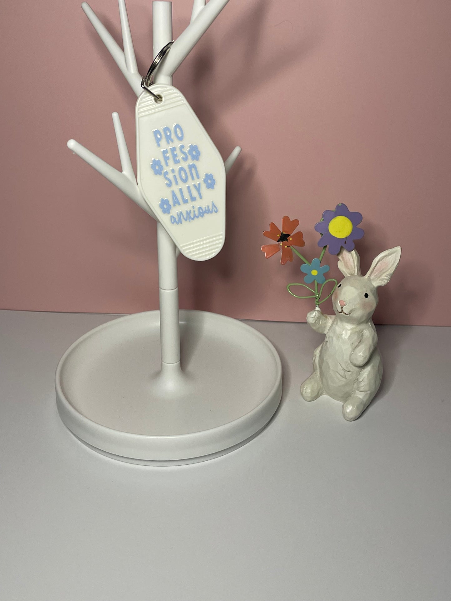 Professionally Anxious Keychain