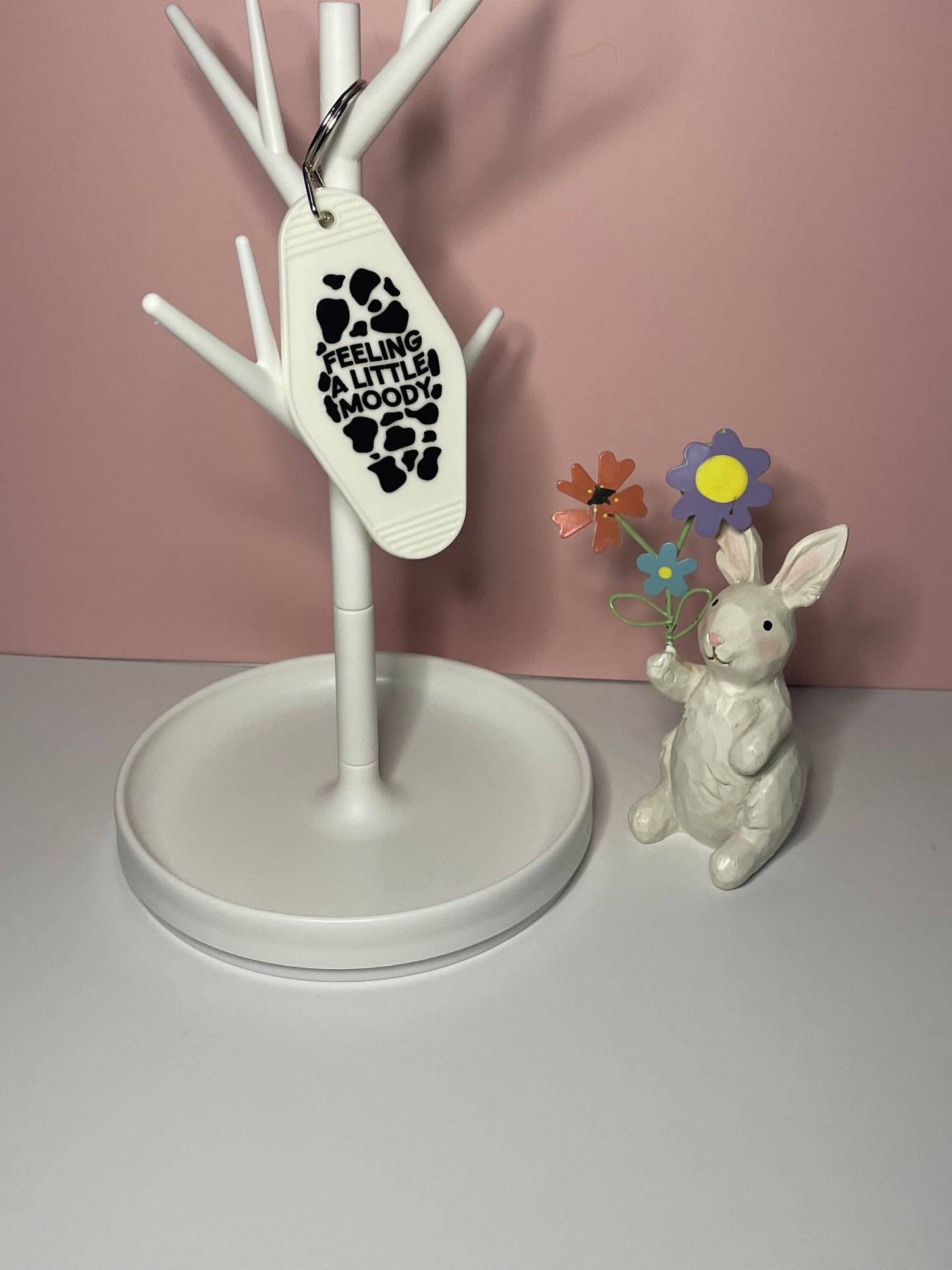 Feeling A Little Moody Keychain