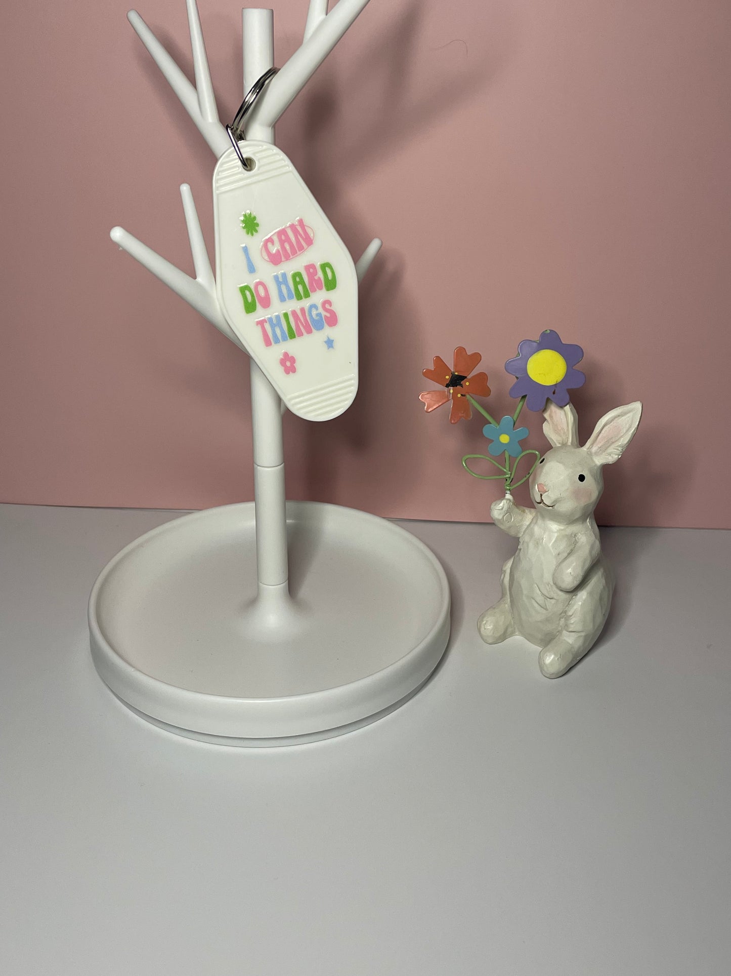 I Can Do Hard Things Keychain