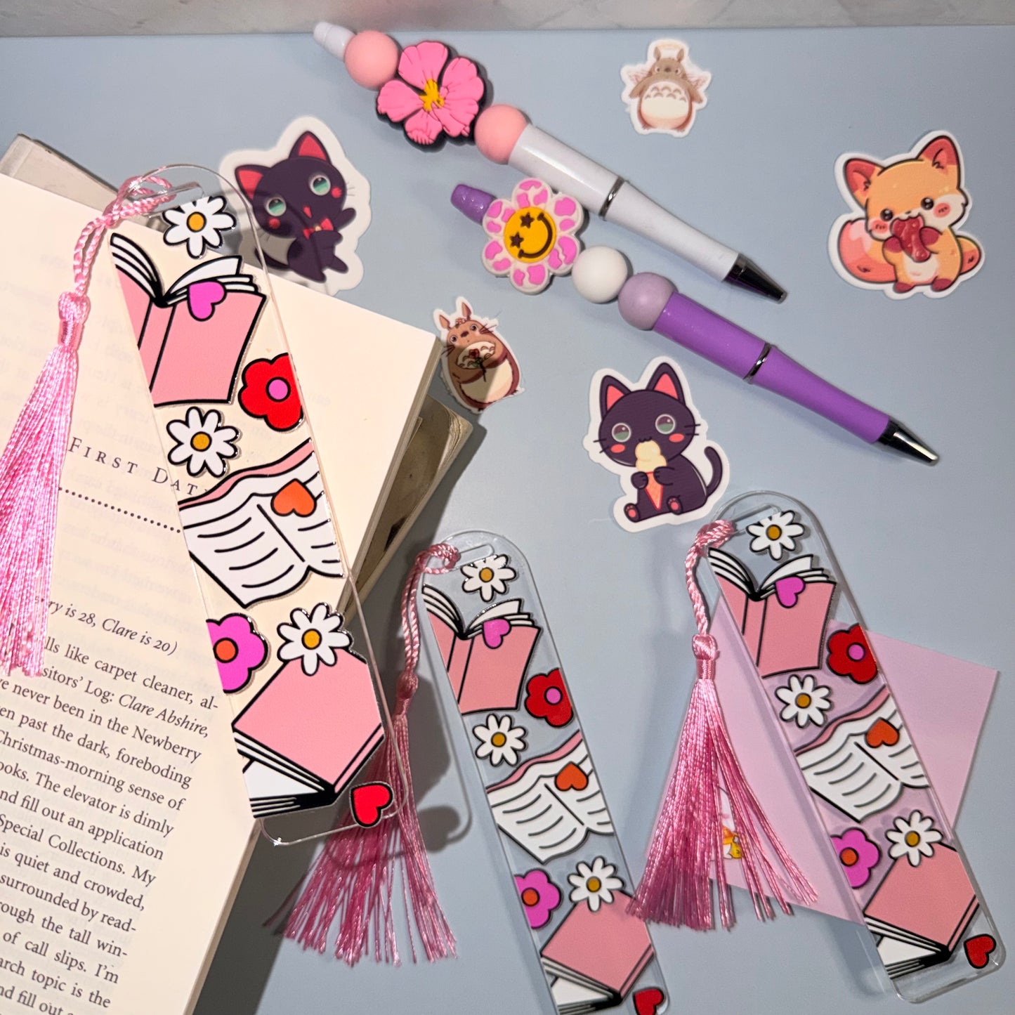 Happy Book Bookmark