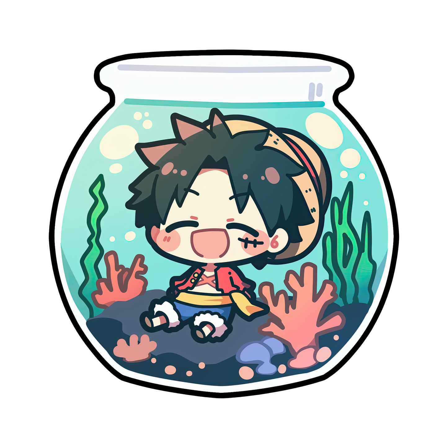 Luffy Fish Bowl