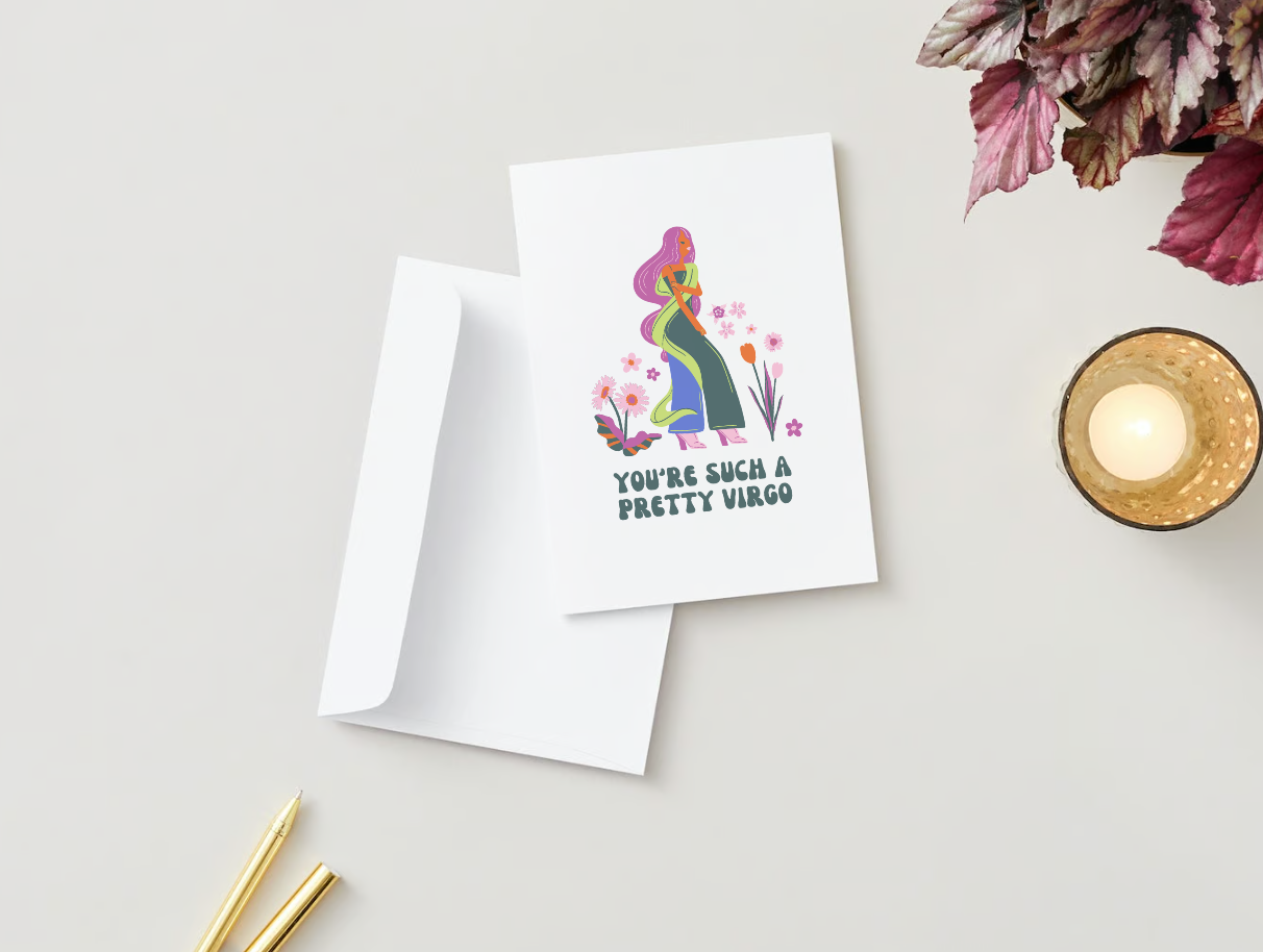 Virgo Birthday Card