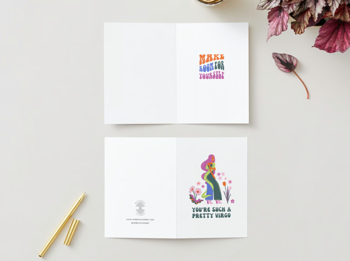 Virgo Birthday Card