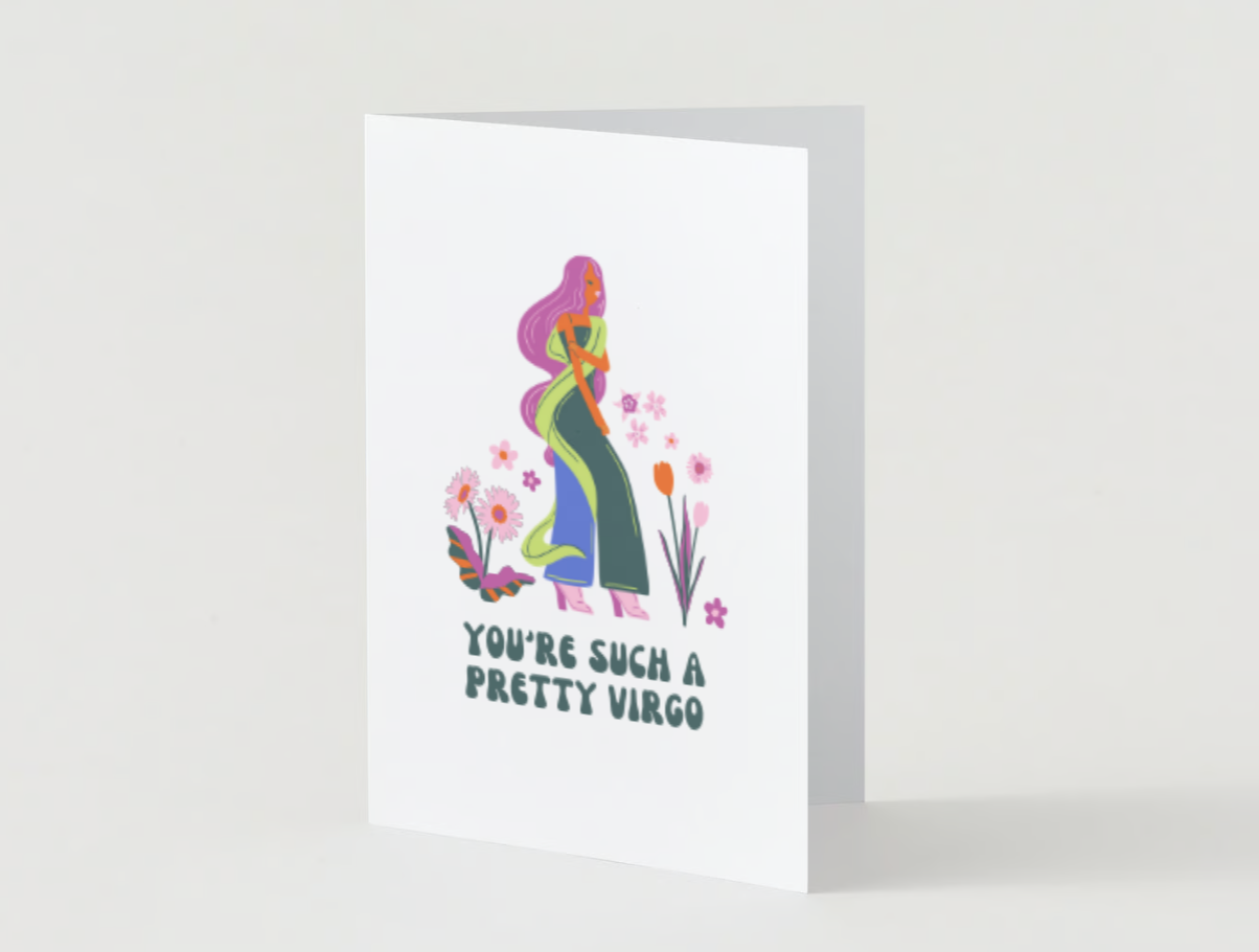 Virgo Birthday Card