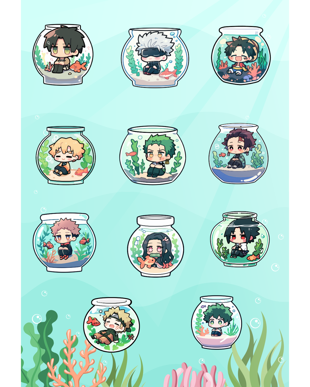 Anime Fish Bowl Pack