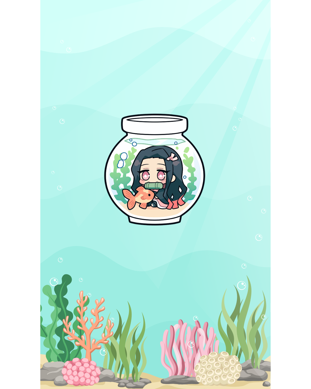 Nezuko Fish Bowl