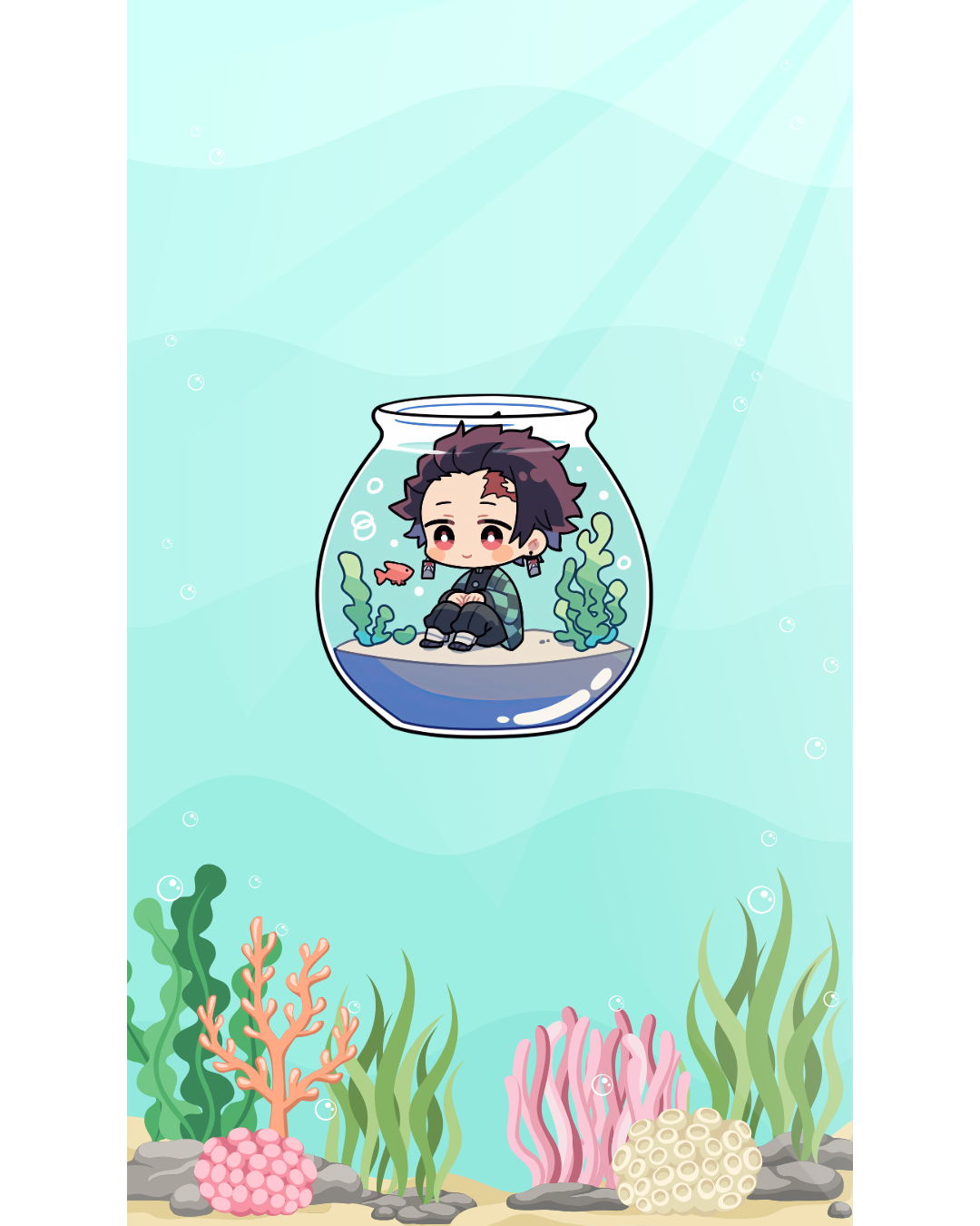 Tanjiro Fish Bowl