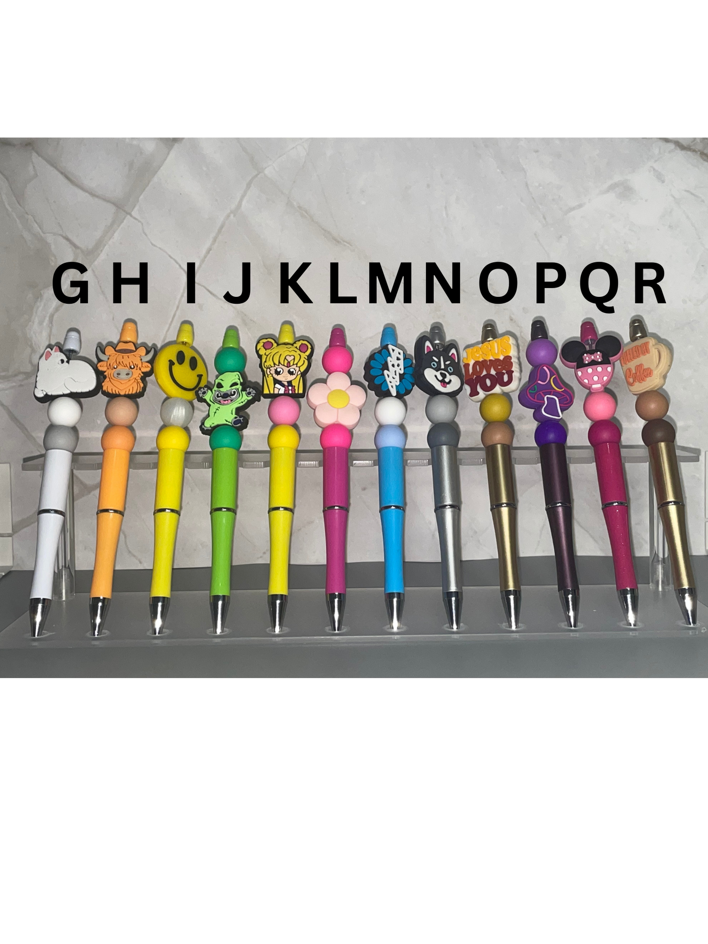 Charmed Beaded Pens