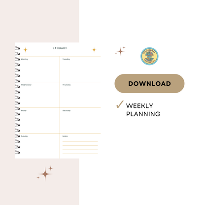 2026 Digital Yearly Planner | iPad, GoodNotes, PDF