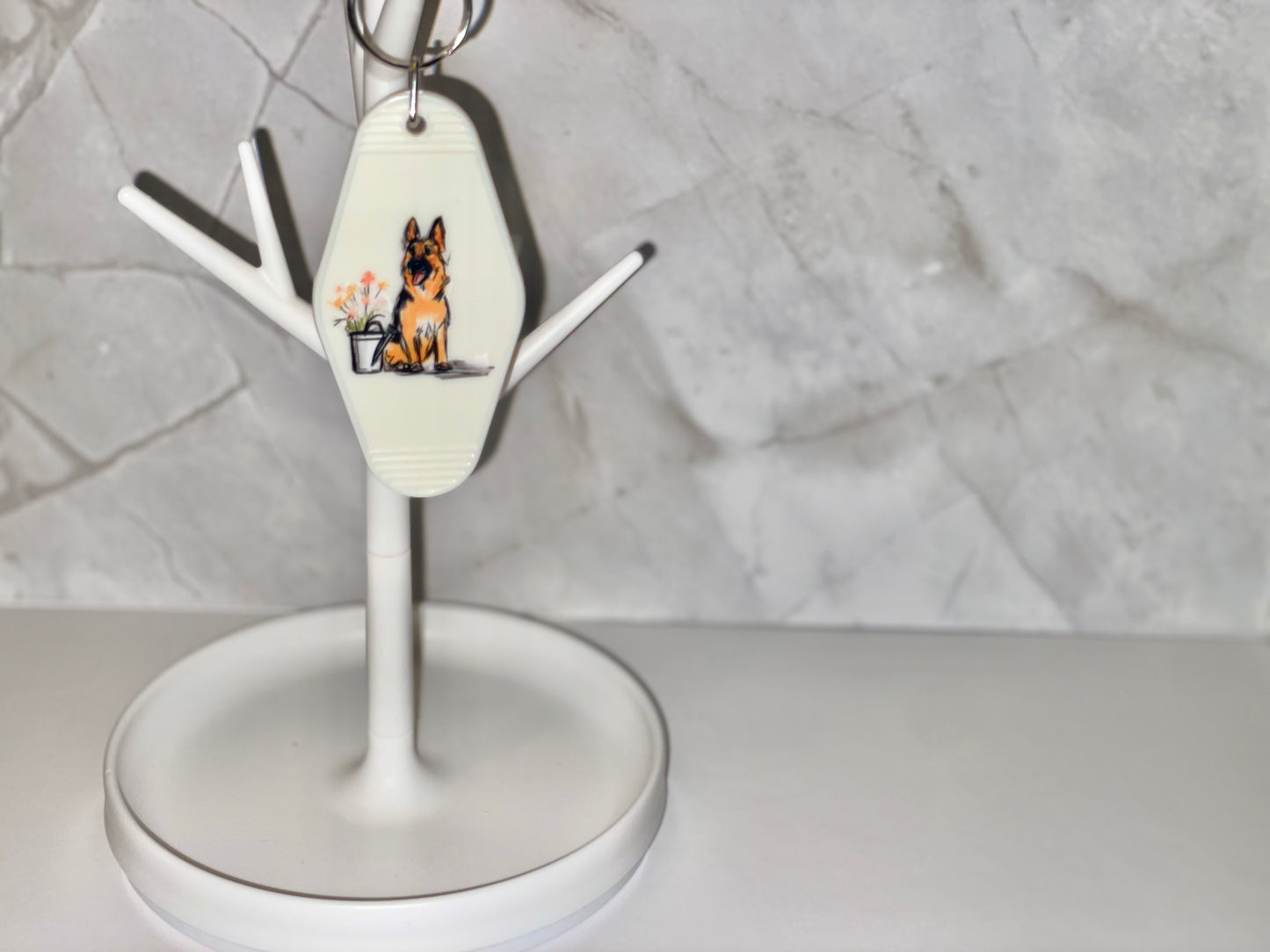 German Shepherd Keychain