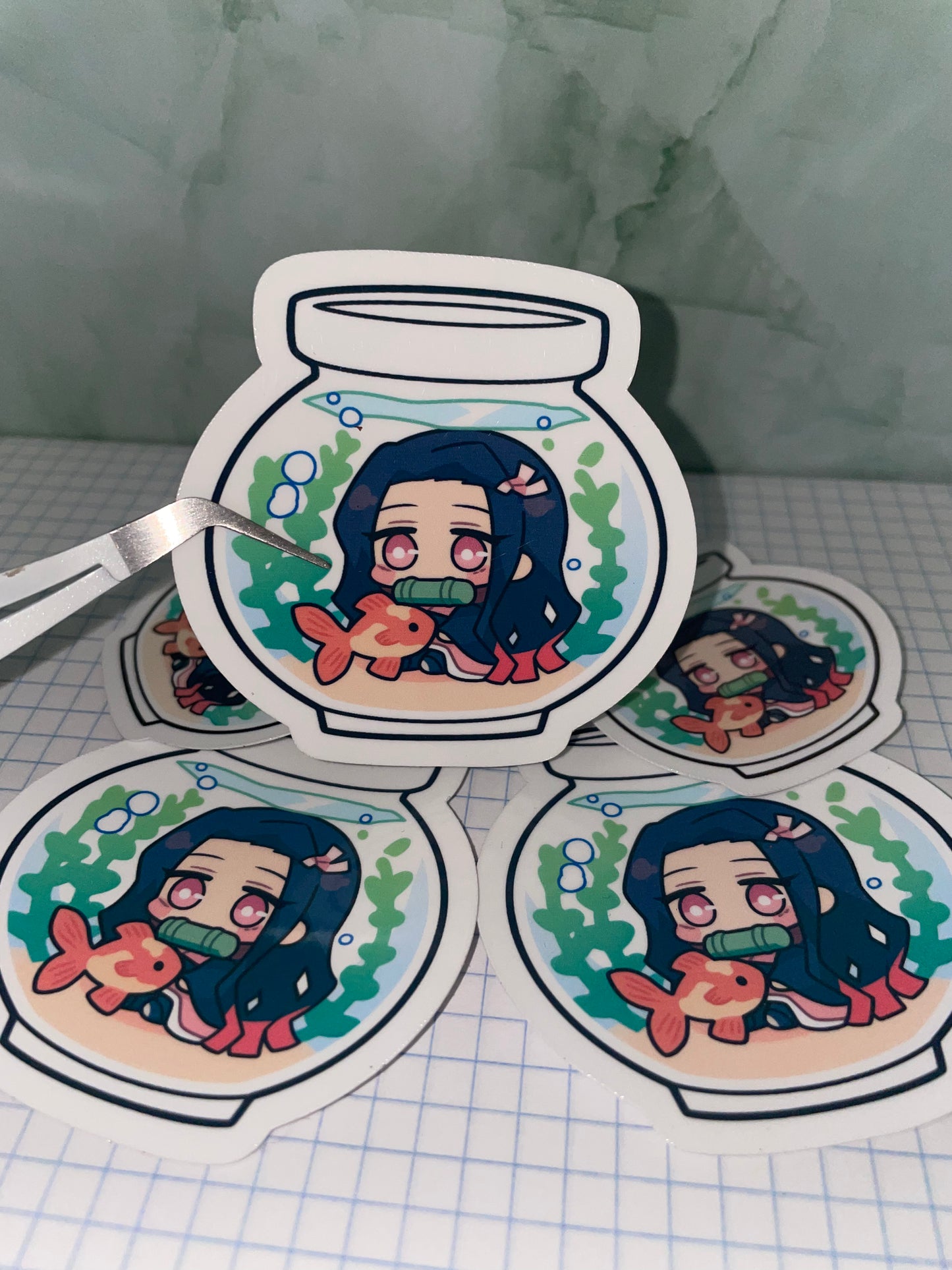 Nezuko Fish Bowl