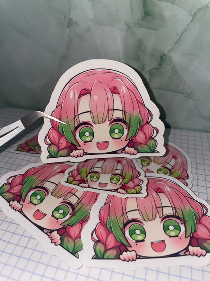 Demon Slayer Mitsuri Peeker