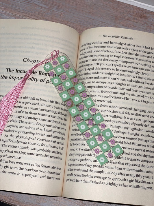 Mint Bloom Bookmark
