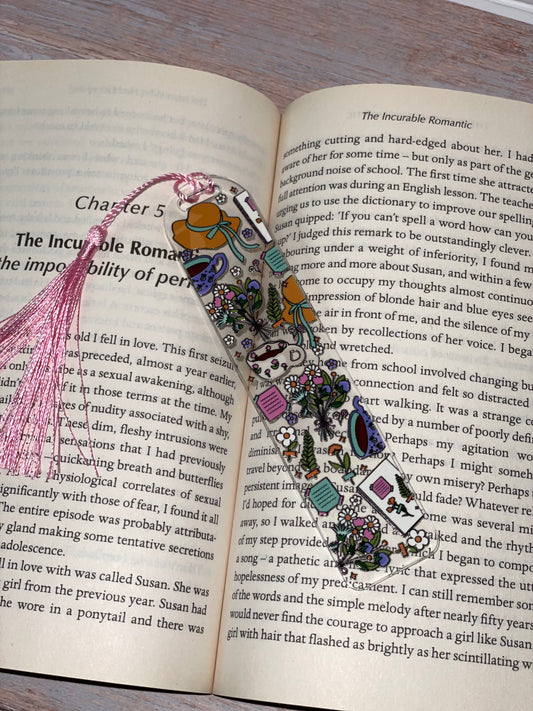 Tea & Wildflowers Bookmark
