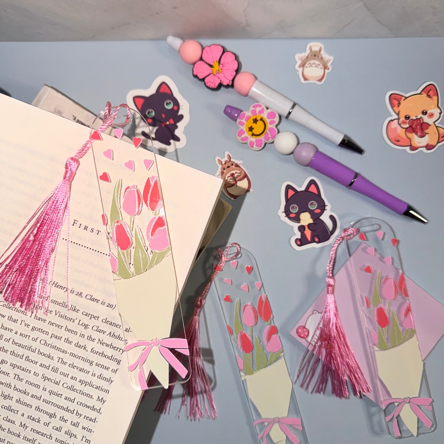 Flower Bouquet Bookmark