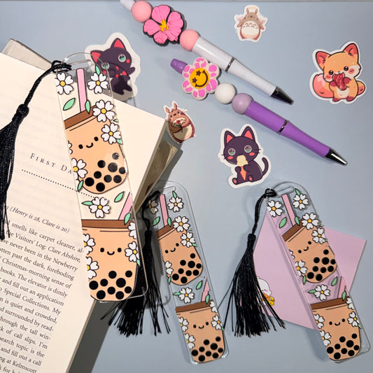 Boba Tea Bookmark
