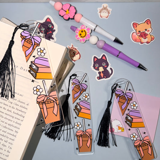 Books & Coffee Bookmark
