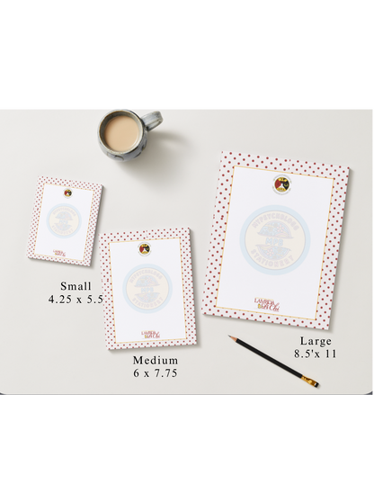 Lambda Pi Chi Crest Logo Notepad