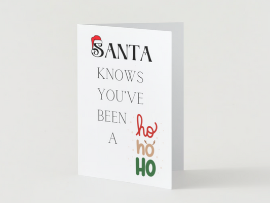 Santa Knows You've Been A HO HO HO