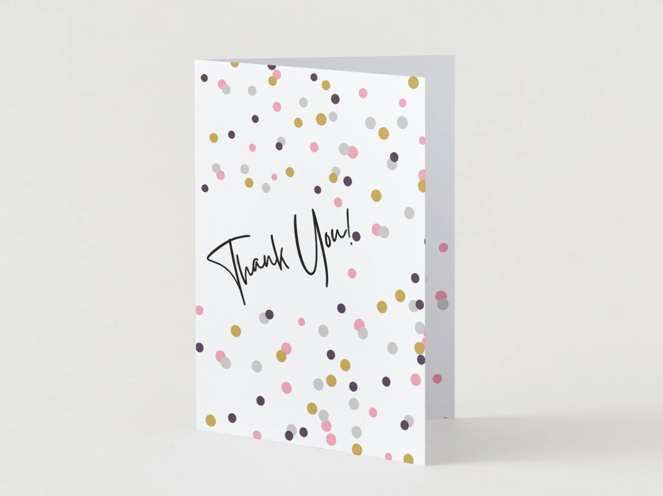 Confetti Thank You Card